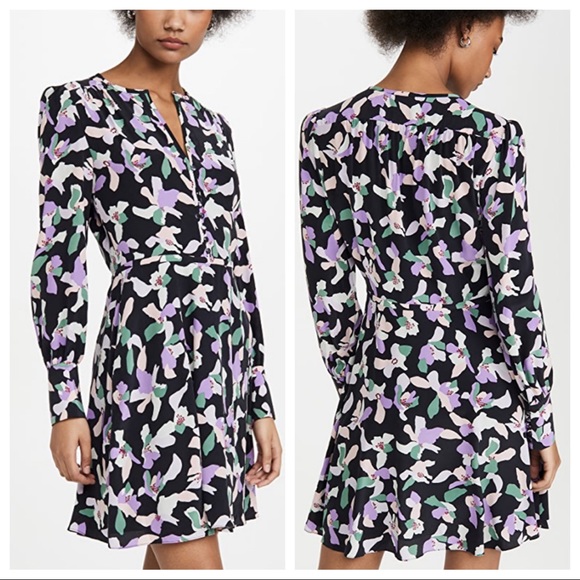 Equipment Long Sleeve Danette Dress - Picture 1 of 13